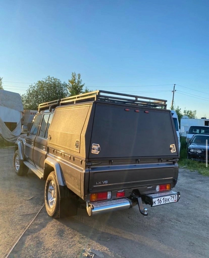Алюминиевый кунг Standard для Toyota Land Cruiser 79 — изображение 3